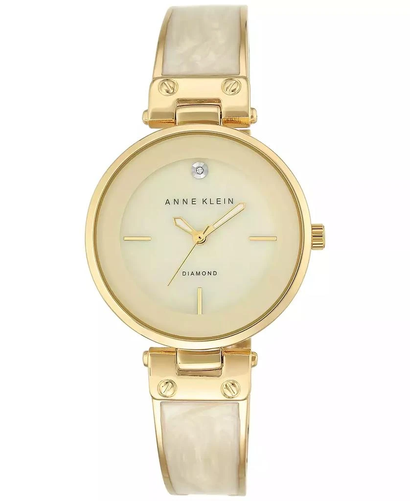 商品Anne Klein|女式钻石手表 34mm,价格¥485,第1张图片