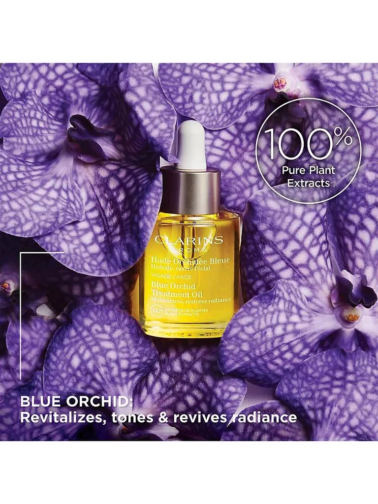 商品Clarins|Blue Orchid Radiance & Hydrating Face Treatment Oil,价格¥491,第2张图片详细描述