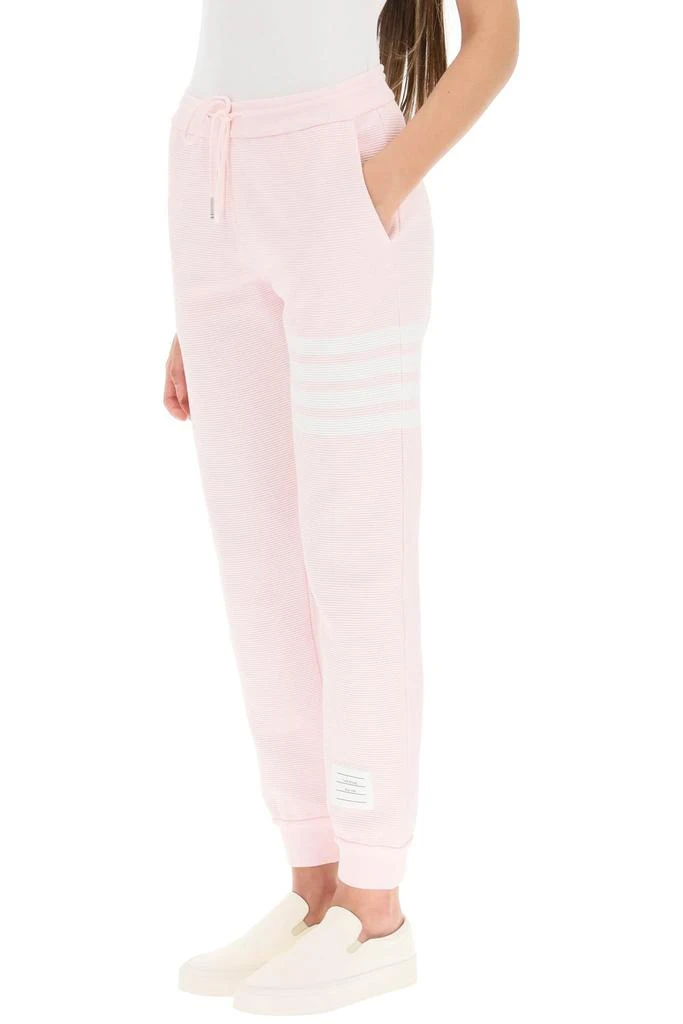商品Thom Browne|Thom browne ottoman rib 4-bar sweatpants,价格¥3679,第4张图片详细描述