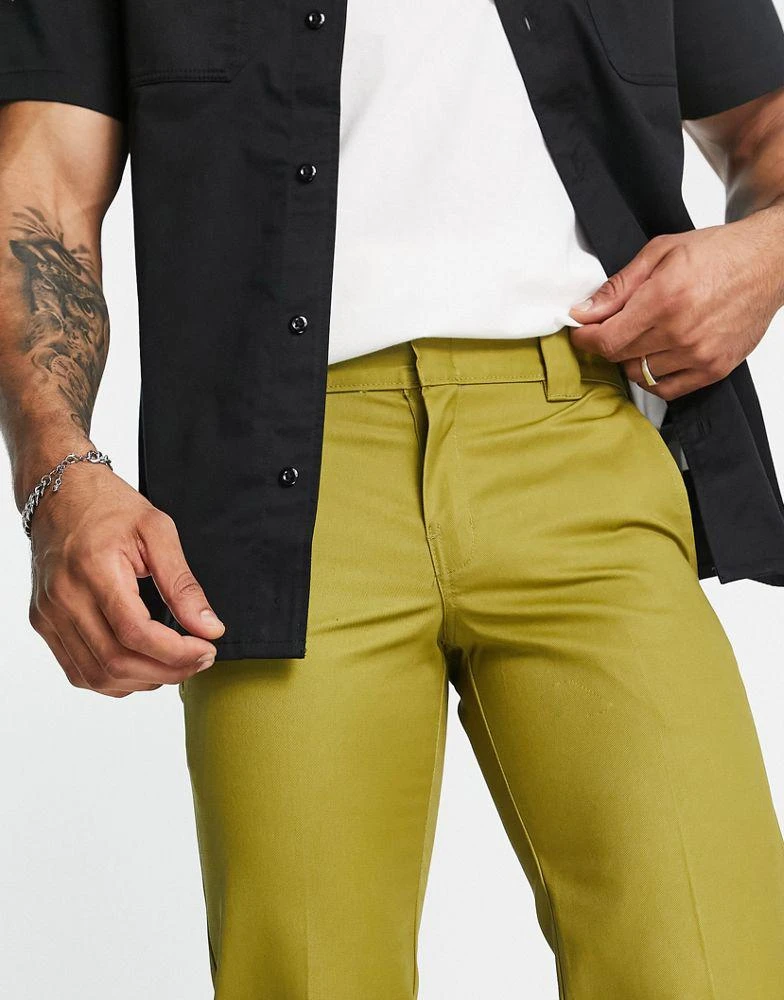 商品DICKIES|Dickies 874 work trousers in green straight fit - MGREEN,价格¥397,第3张图片详细描述