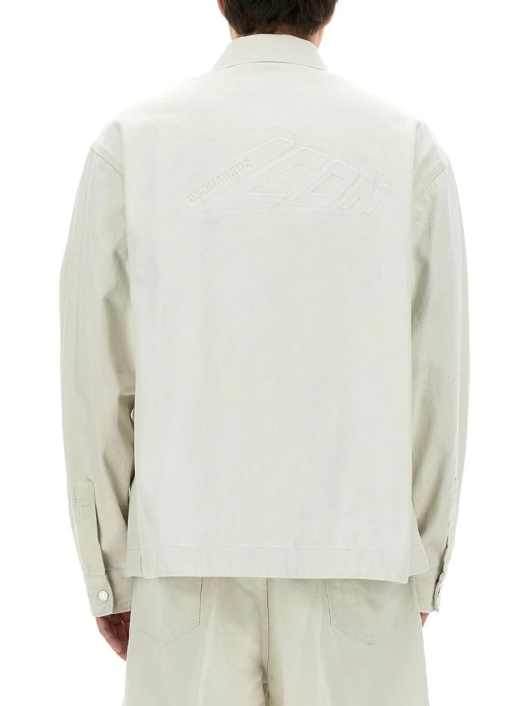 商品DSQUARED2|ICON NEW GENERATION OVERSHIRT,价格¥5099,第3张图片详细描述
