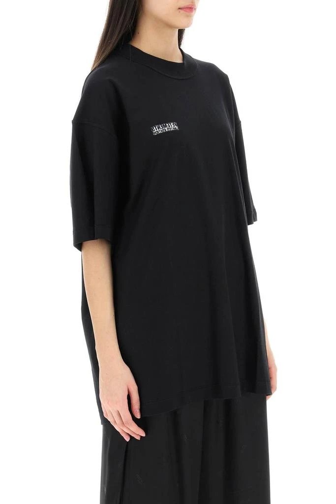 商品Vetements|OVERSIZED ORGANIC COTTON T-SHIRT,价格¥1127,第3张图片详细描述