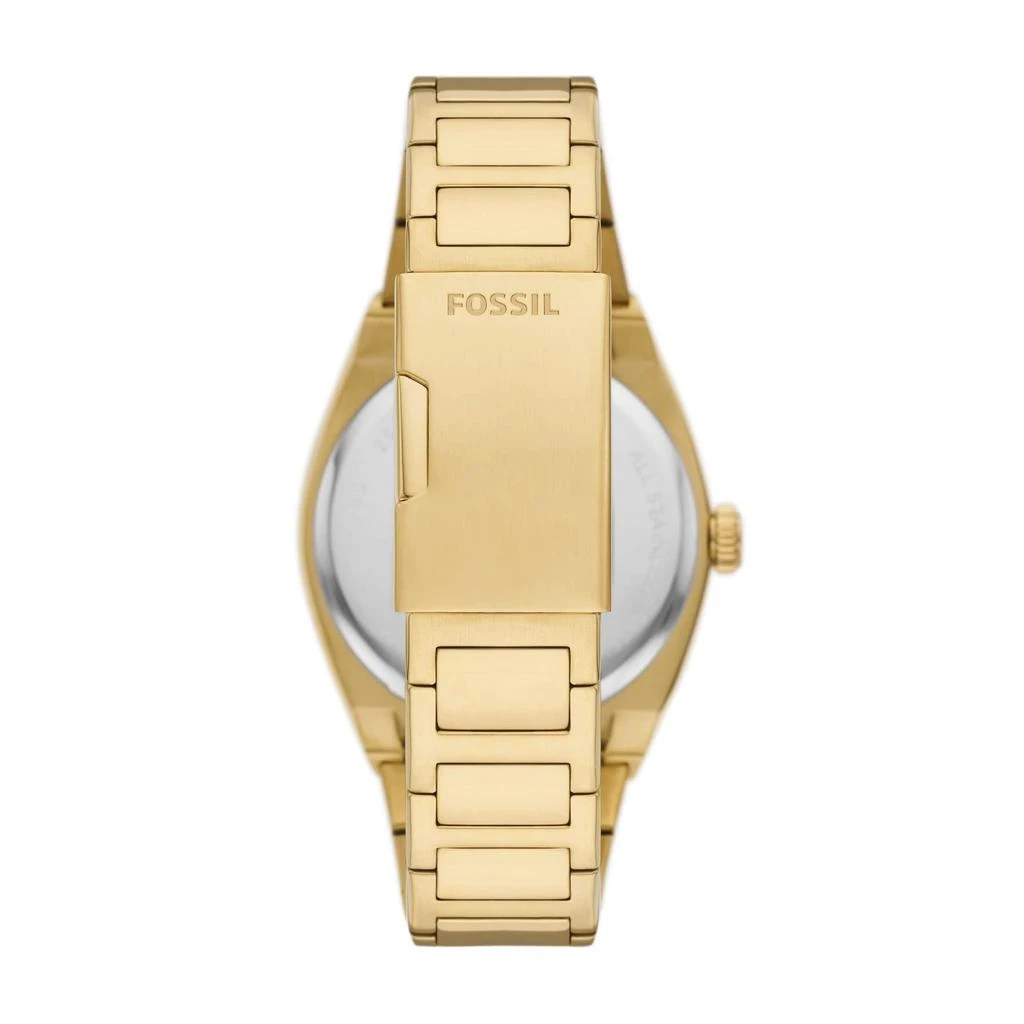商品Fossil|Everett Three Hand Stainless Steel Watch - FS5965,价格¥951,第3张图片详细描述