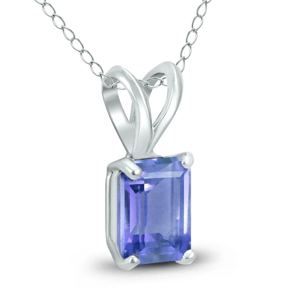 商品SSELECTS|14K  5X3Mm Emerald Shaped Tanzanite Pendant,价格¥1199,第2张图片详细描述