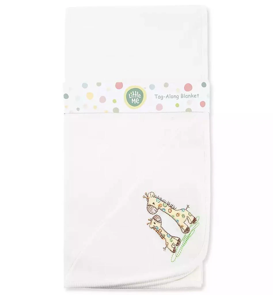 商品Little Me|Baby Boys and Girls Giraffe Receiving Blanket,价格¥96,第5张图片详细描述