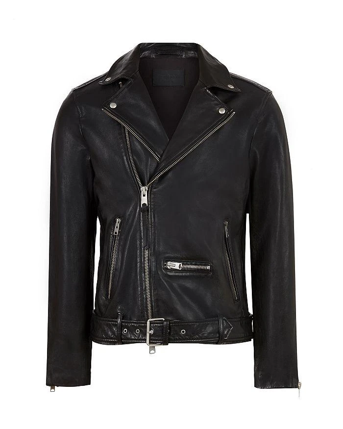 商品ALL SAINTS|Wick Leather Regular Fit Biker Jacket,价格¥4407,第4张图片详细描述