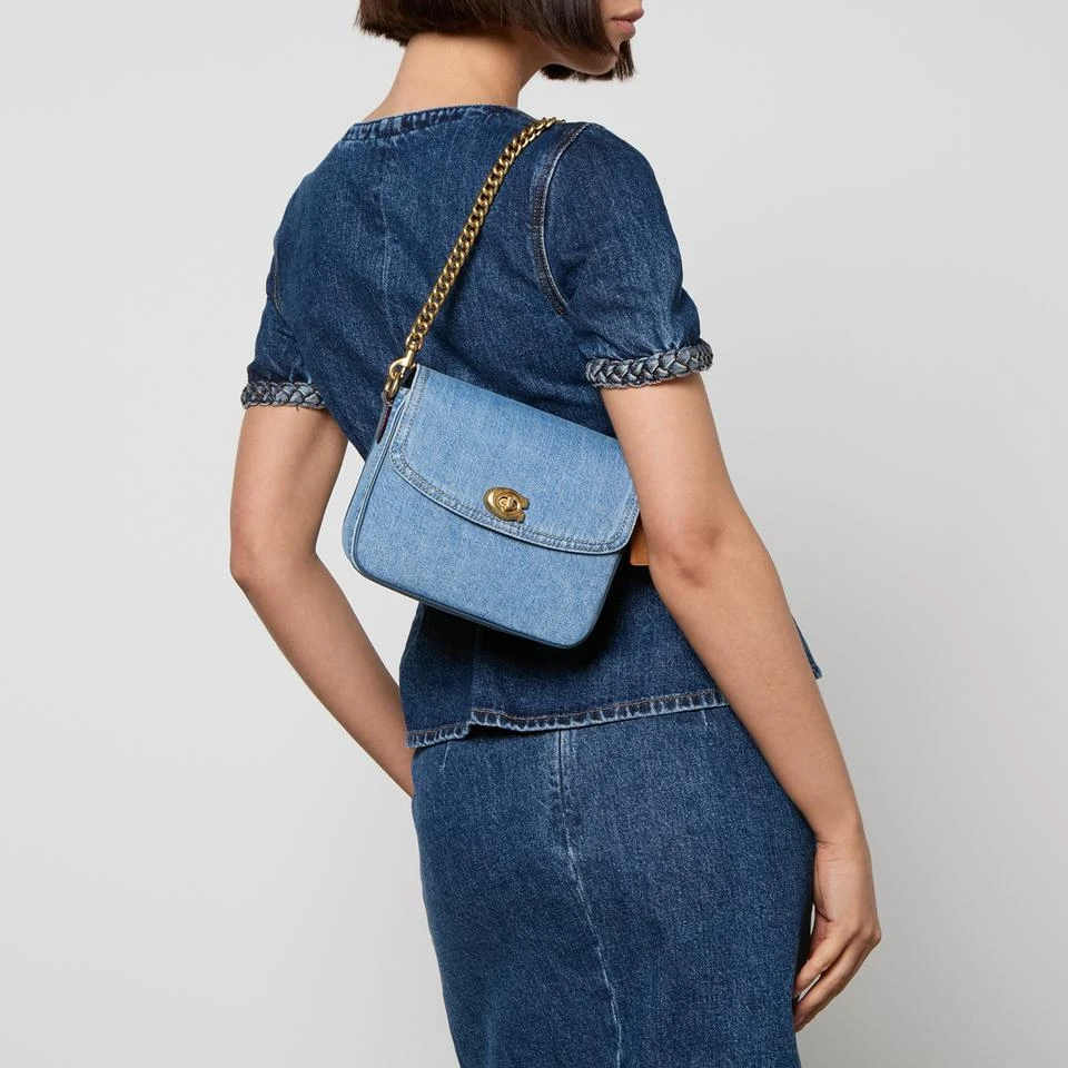 商品Coach|Coach Cassie 19 Denim Crossbody Bag,价格¥2766,第2张图片详细描述