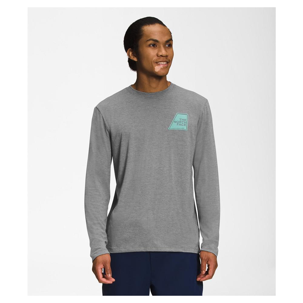 商品The North Face|Men's Long Sleeve Tri-Blend Logo Marks T-shirt,价格¥295,第1张图片