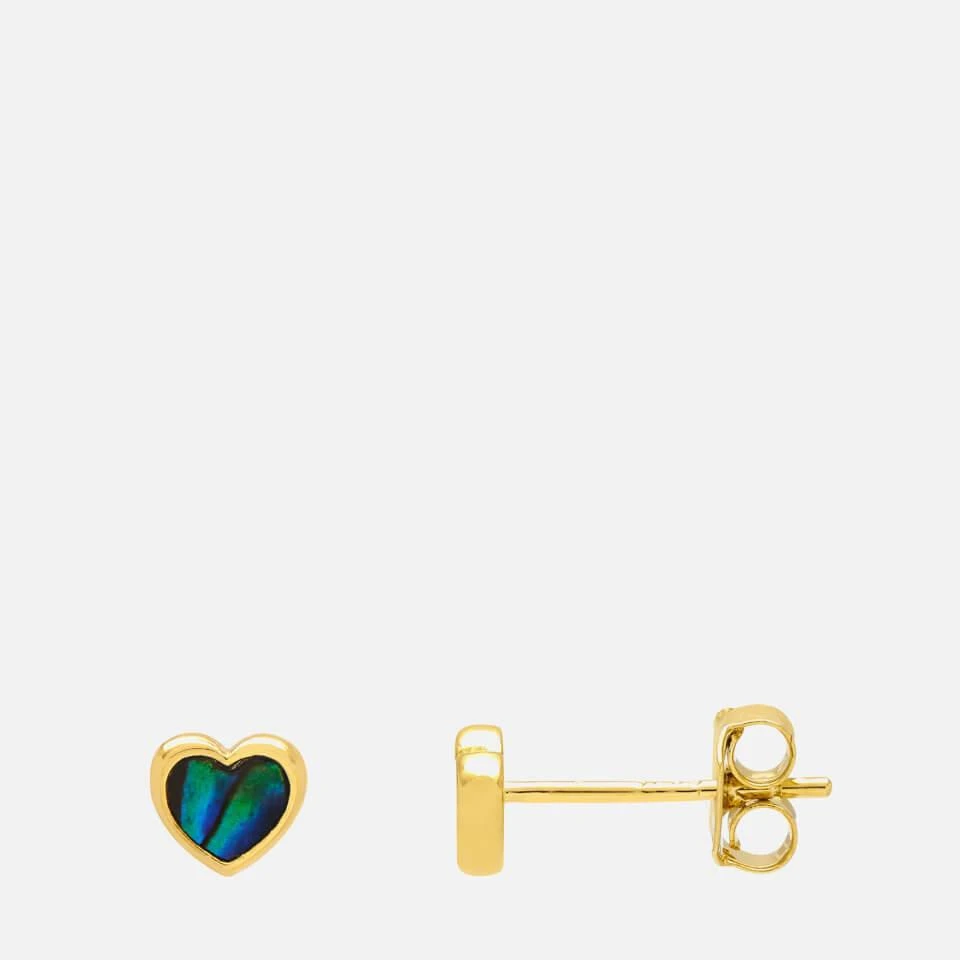 商品ESTELLA BARTLETT|Estella Bartlett Abalone Heart Gold-Tone Single Stud Earring,价格¥83,第1张图片