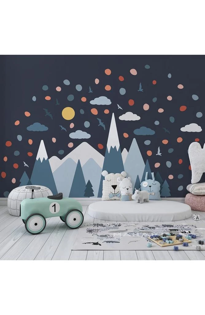 商品WALPLUS|Blue Mountains Dalmatian Dots Wall Sticker,价格¥174,第4张图片详细描述