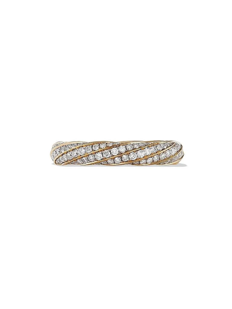 商品David Yurman|Cable Edge Band Ring in 18K Yellow Gold,价格¥24595,第3张图片详细描述