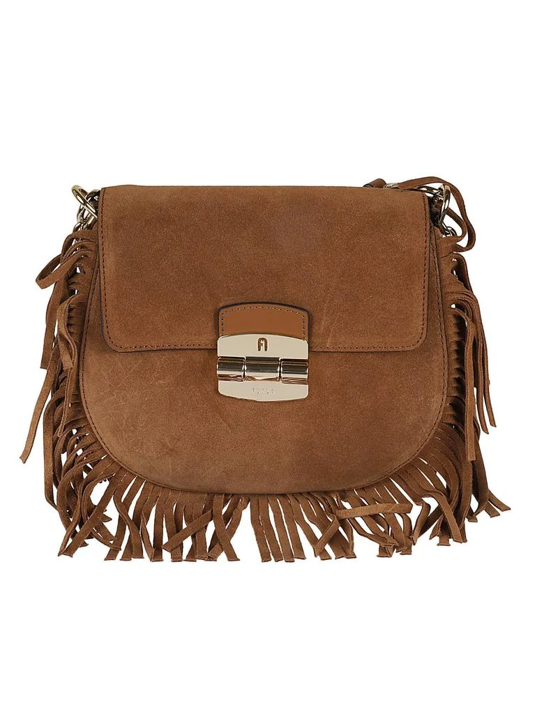 商品Furla|Furla Fringe Detail Shoulder Bag,价格¥2427,第1张图片