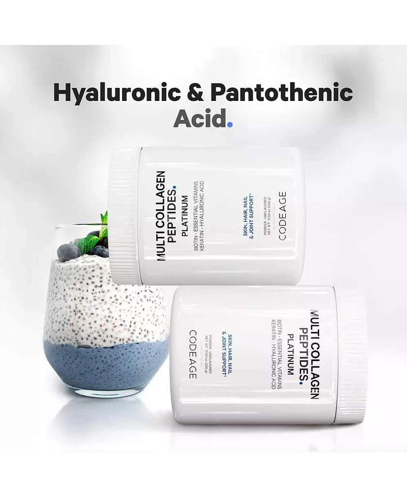 Platinum Multi Collagen Peptides Powder, Biotin, Vitamin C, Keratin, Hydrolyzed Collagen Protein - 11.50 oz 商品