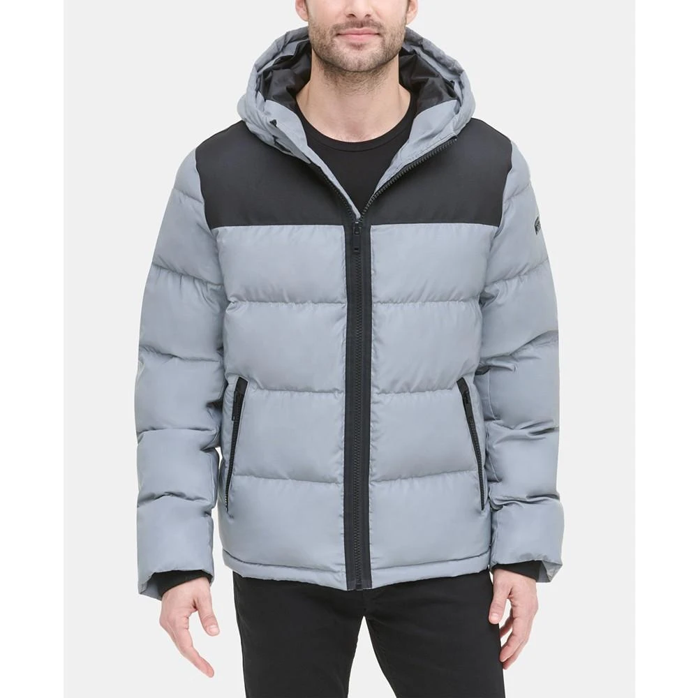 商品DKNY|男士拼接防寒保暖棉服外套,价格¥600,第1张图片