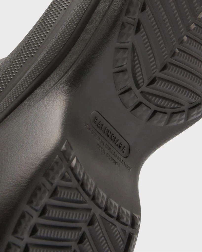 商品Balenciaga|x Crocs™ Men's Tonal Rubber Rain Boots,价格¥6925,第4张图片详细描述