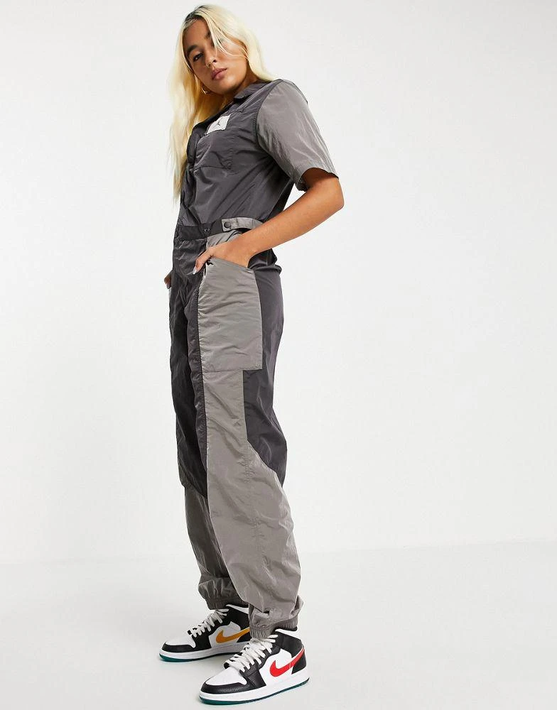 Jordan Jordan essential jumpsuit in grey 4