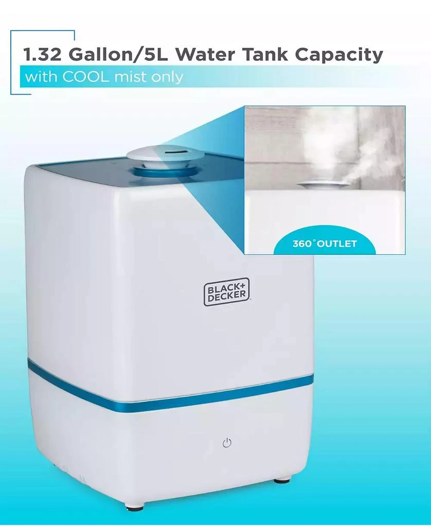 商品Black & Decker|5L Ultrasonic Humidifier,价格¥377,第2张图片详细描述