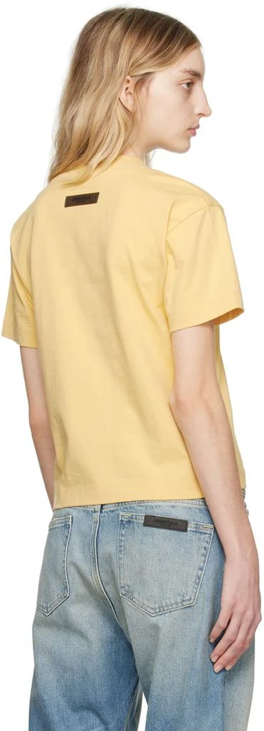 商品Essentials|Yellow Crewneck T-Shirt,价格¥190,第3张图片详细描述