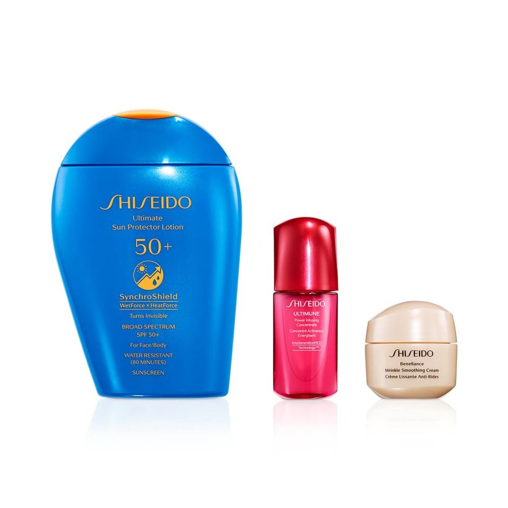 商品Shiseido|3-Pc. Ultimate Active Days SPF Skincare Set, Created for Macy's,价格¥377,第3张图片详细描述
