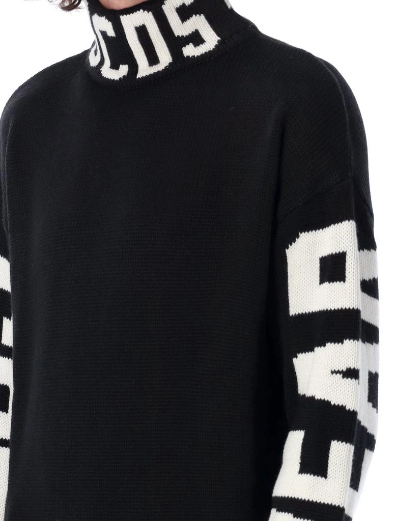 商品GCDS|GCDS Logo Intarsia High Neck Jumper,价格¥2080,第5张图片详细描述