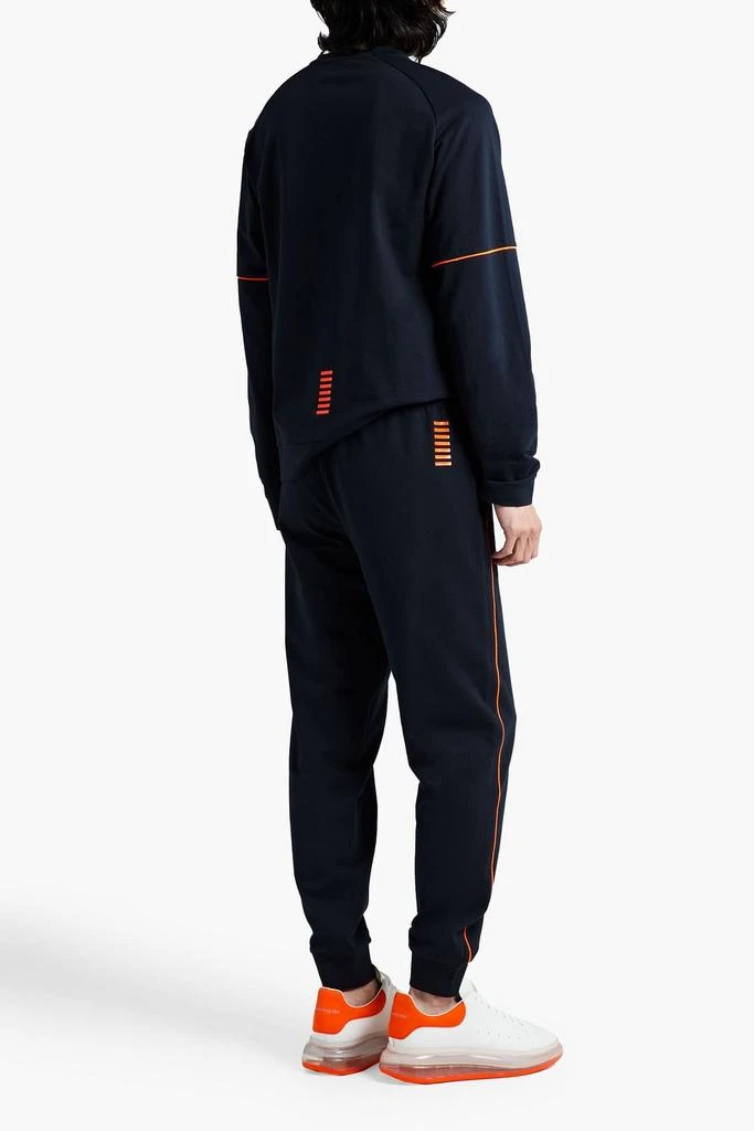 商品EA7|Appliquéd French cotton-terry sweatpants,价格¥596,第3张图片详细描述