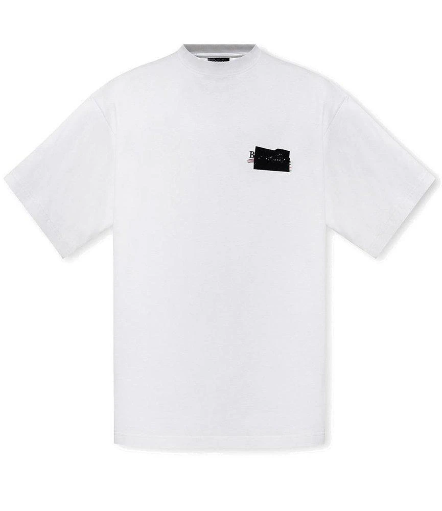 商品Balenciaga|Balenciaga Logo Printed Oversized-Fit T-Shirt,价格¥3979,第1张图片