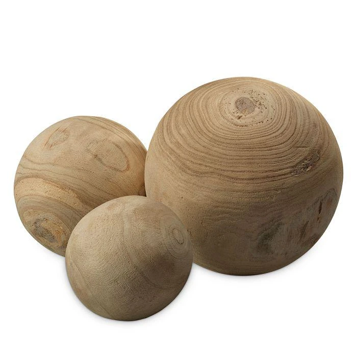 商品Jamie Young|Malibu Wood Balls, Set of 3,价格¥876,第1张图片