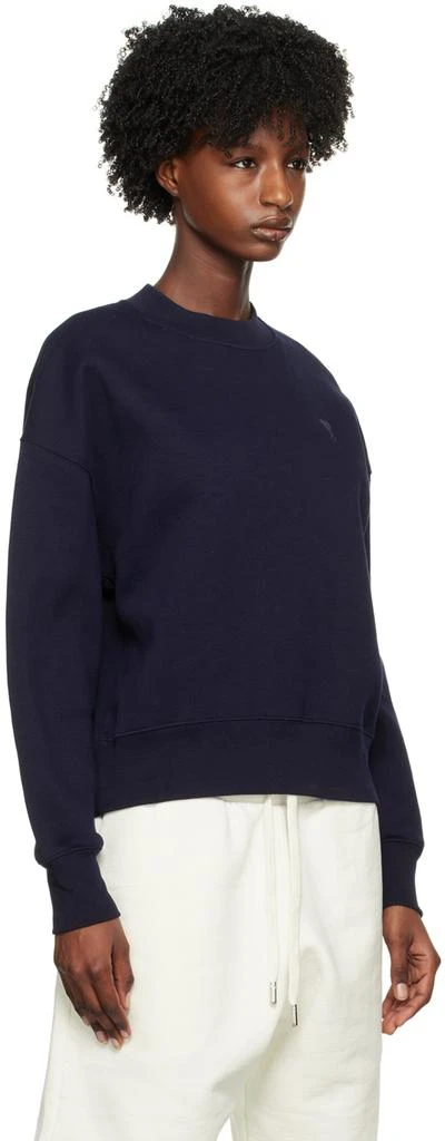商品AMI|Navy Ami de Cœur Sweatshirt,价格¥3061,第2张图片详细描述