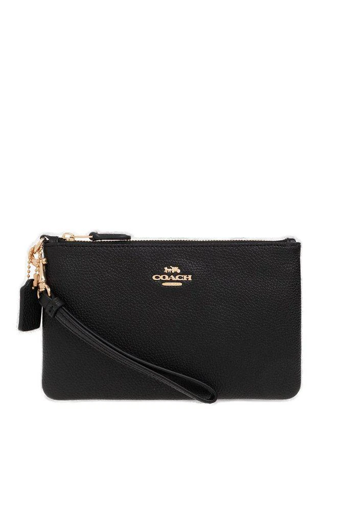 商品Coach|Coach Logo Plaque Small Wristlet,价格¥446,第1张图片