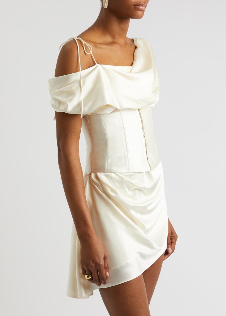 plus sequin off the shoulder wrap midi dress Amber