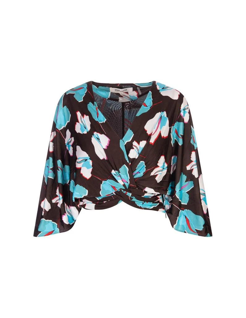 商品Diane von Furstenberg|Diane von Furstenberg Cropped Fran Top,价格¥1780,第1张图片