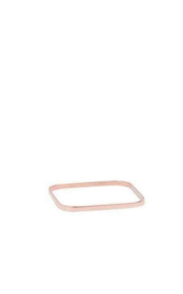商品Vanrycke|18K Rose Gold Thin Square Rings,价格¥4158,第1张图片