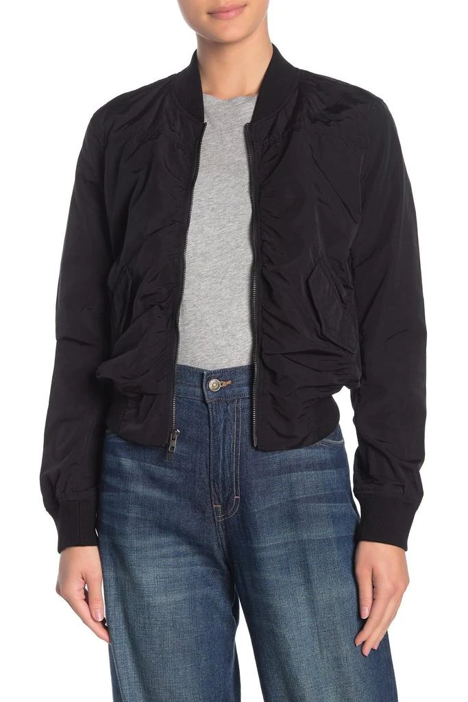商品Vince|Shrunken Crop Bomber Jacket,价格¥2284,第1张图片