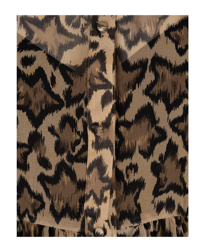 商品RED Valentino|Midi Shirt Dress With Leo Star Print,价格¥7246,第4张图片详细描述