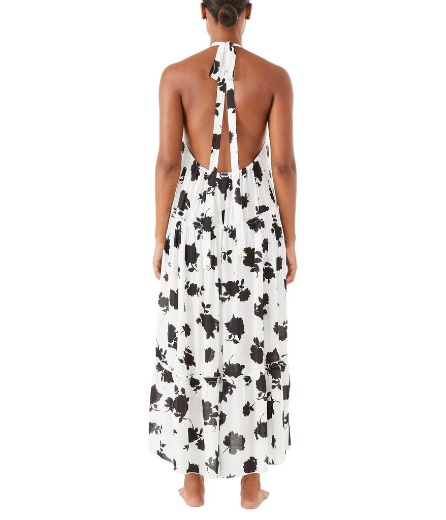 商品Kate Spade|Bicolor High Neck Halter Cover-Up Dress,价格¥675,第2张图片详细描述