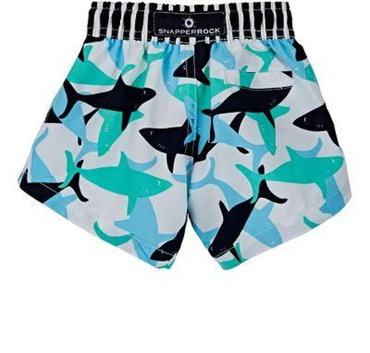 商品Snapper Rock|Shark-Print Swim Trunks,价格¥373,第2张图片详细描述