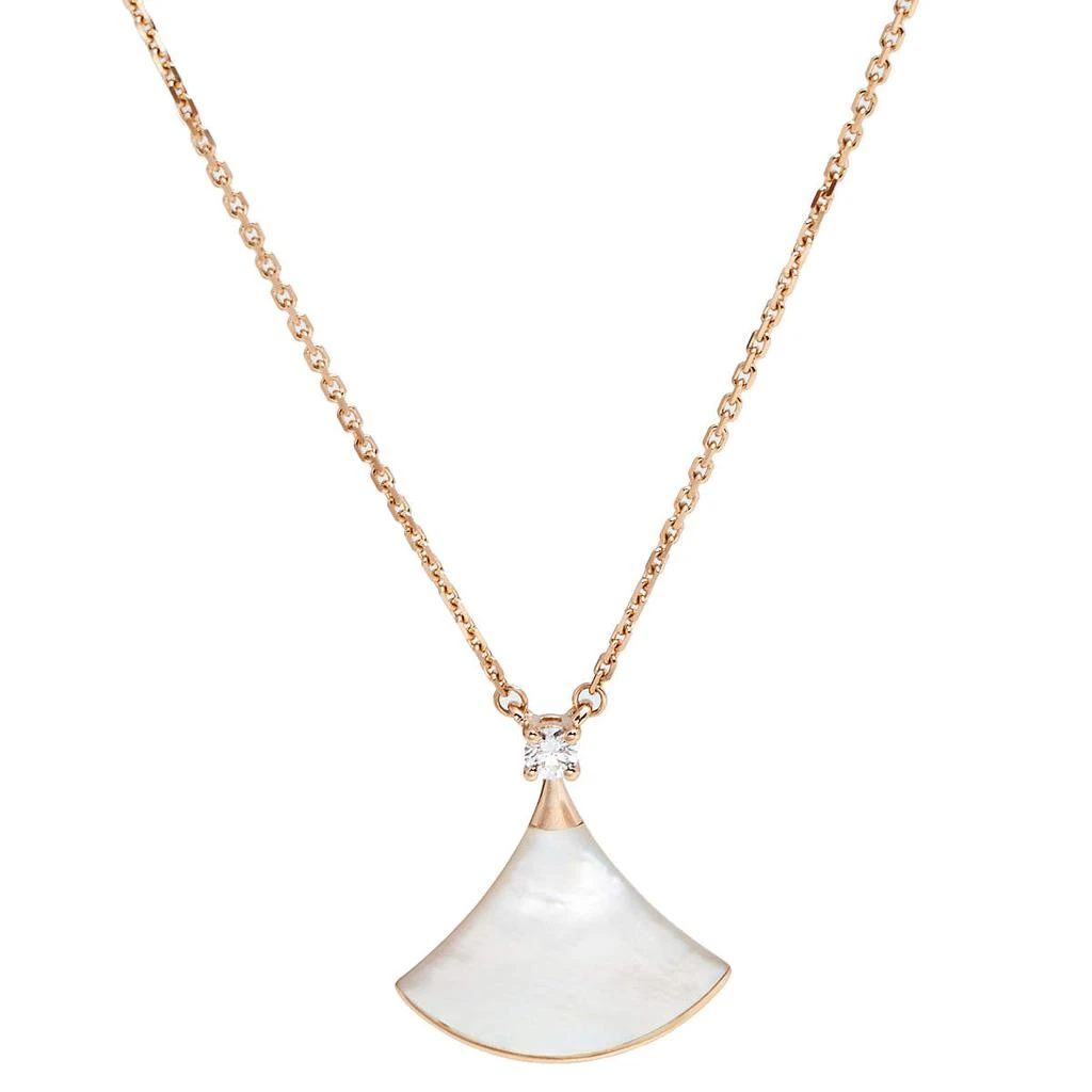 商品[二手商品] BVLGARI|Bvlgari Divas' Dream Mother of Pearl Diamond 18K Rose Gold Pendant Necklace,价格¥17323,第1张图片