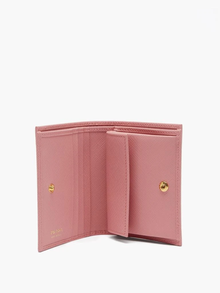 商品Prada|Triangle logo-plaque Saffiano-leather wallet,价格¥4418,第3张图片详细描述