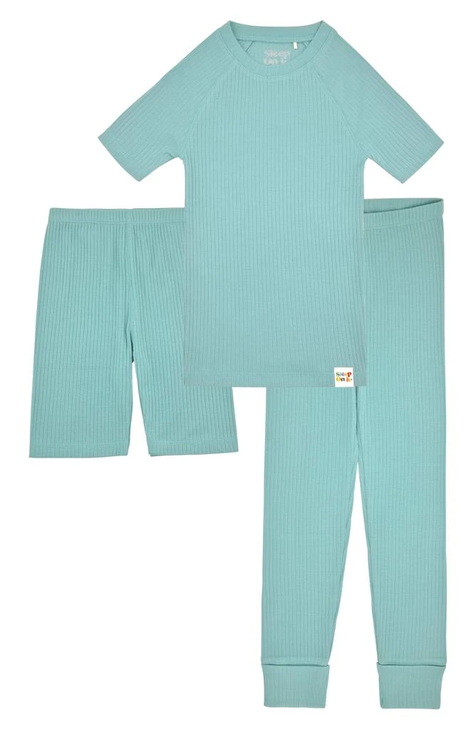 商品Sleep On It|Kids' Organic Cotton 3-Piece Pajama Set (Toddler) ,价格¥73,第1张图片