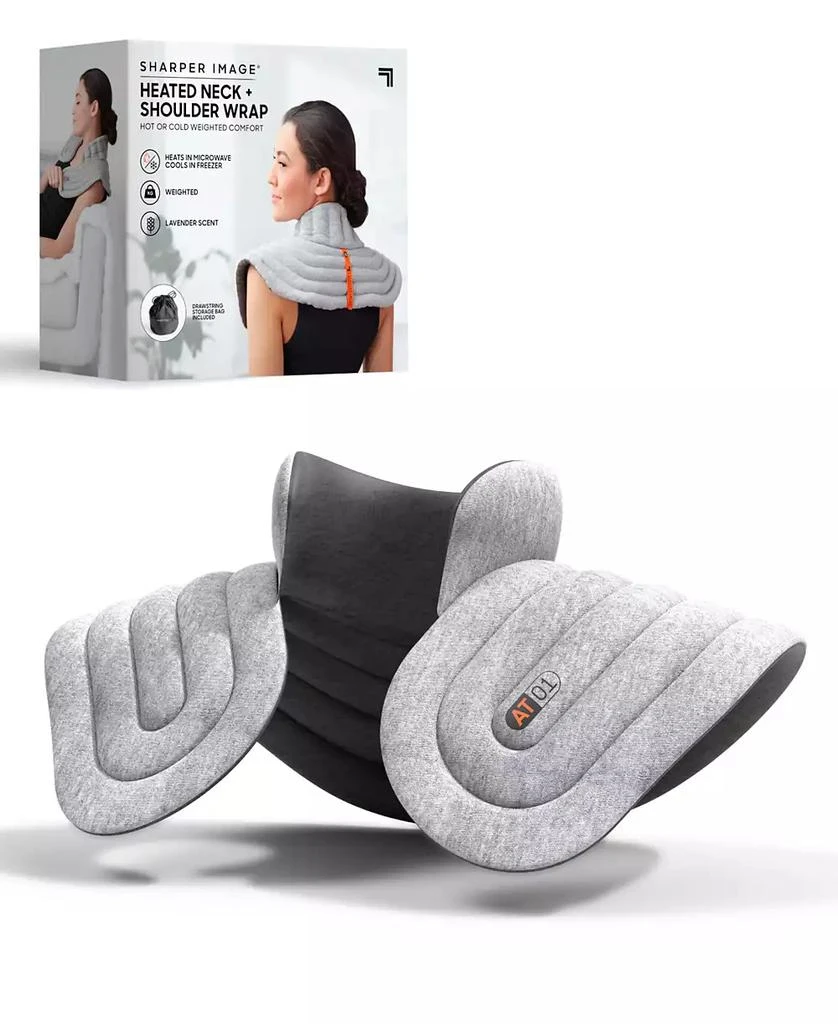 商品Sharper Image|Heated Neck and Shoulder Aromatherapy Wrap, Lavender Scented Hot/Cold,价格¥127,第3张图片详细描述