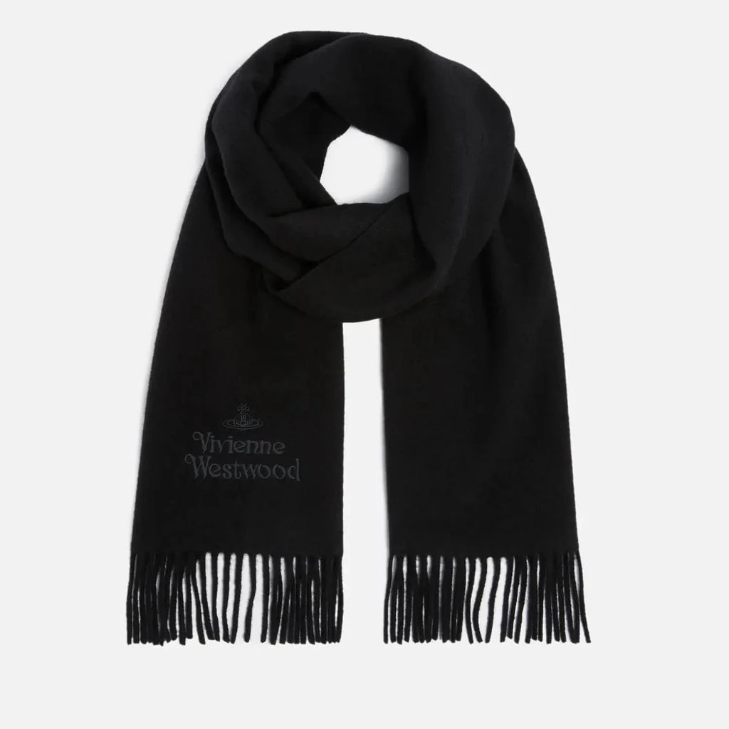 商品Vivienne Westwood|Vivienne Westwood Logo-Embroidered Wool Scarf,价格¥411,第1张图片