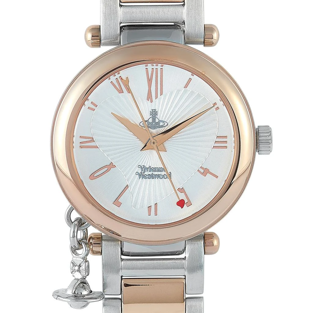 商品Vivienne Westwood|Vivienne Westwood Orb Two-Tone Stainless Steel Watch VV006RSSL,价格¥1352,第1张图片