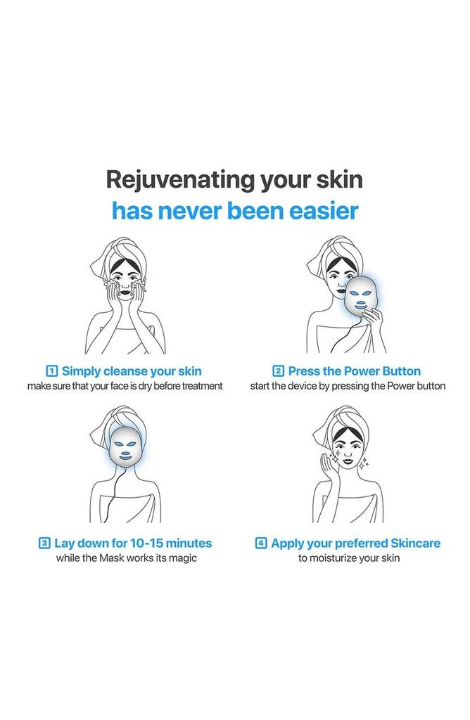 Luma LED Skin Therapy Mask - Home Skin Rejuvenation & Anti-Aging Light Therapy 商品
