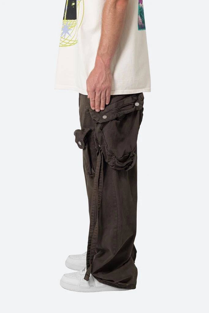 商品MNML|Strapped Multi Cargo Pants - Brown,价格¥502,第4张图片详细描述