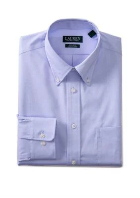 商品Ralph Lauren|Ralph Lauren Mens Regular Fit Ultraflex Non Iron Stretch Dress Shirt,价格¥259,第1张图片