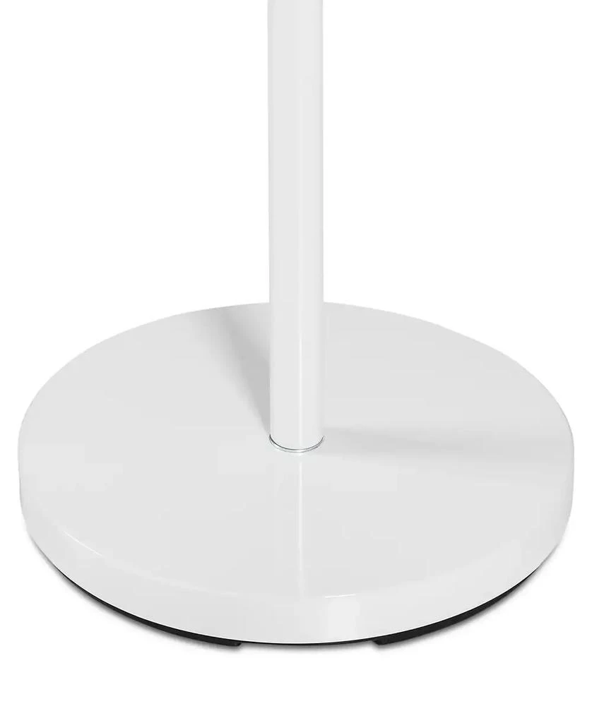 商品Honey Can Do|Freestanding White Wood-Accented Corner Coat Rack with 6 Hooks,价格¥576,第4张图片详细描述