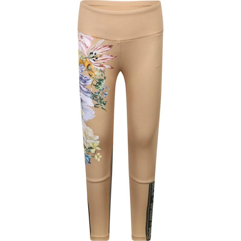 商品MOLO|Vertical botanic sports leggings in rose taupe,价格¥583,第1张图片