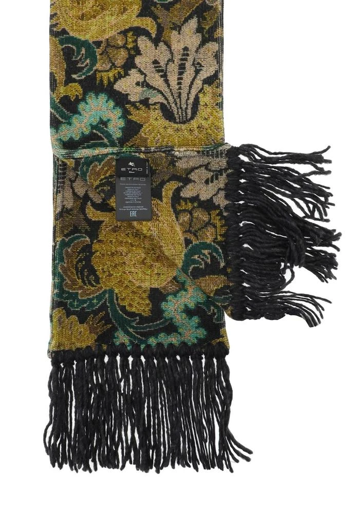 商品ETRO|FLORAL TRICOT WOOL SCARF,价格¥4567,第2张图片详细描述