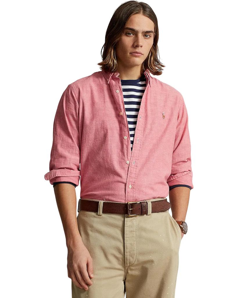 Camisa masculina clássica de popelina elástica image 2