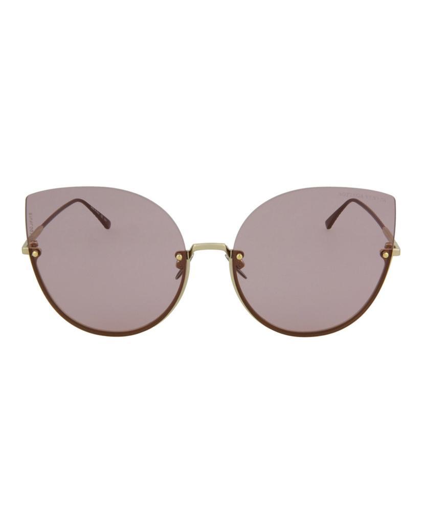 商品Bottega Veneta|Cat-Eye Frame Metal Sunglasses,价格¥884,第1张图片
